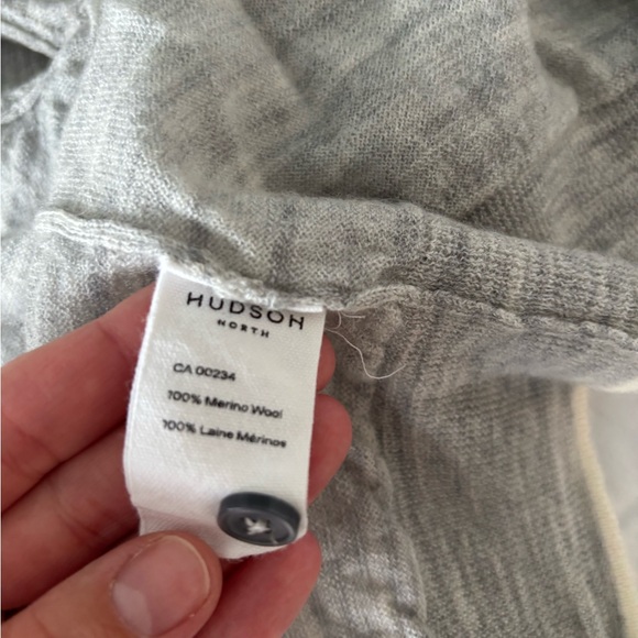 Hudson North Merino Wool Grey Cardigan - Size‎ S - Picture 4 of 4